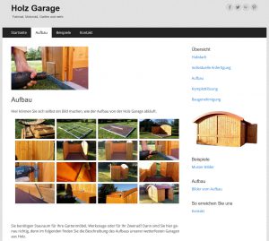 Aufbau Holz Garage von Holz-Garage.net - Holz Garage